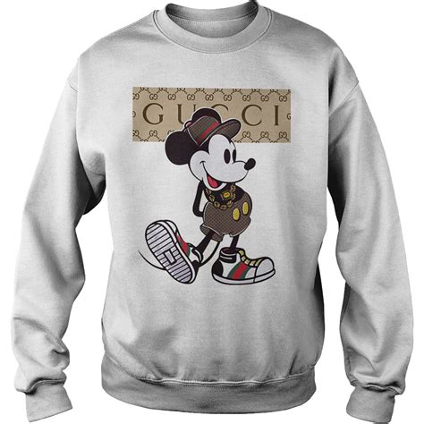 t shirt gucci homme mickey|Gucci mickey mouse sweatshirt.